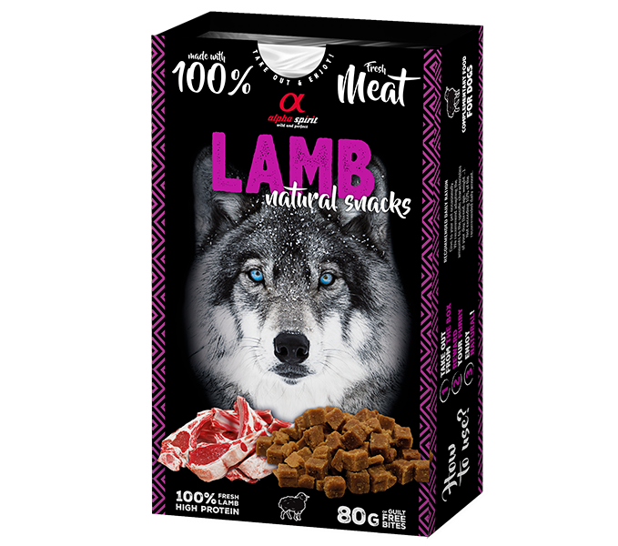 Jēra gaļas augstvērtīgs gardums suņiem 80 g